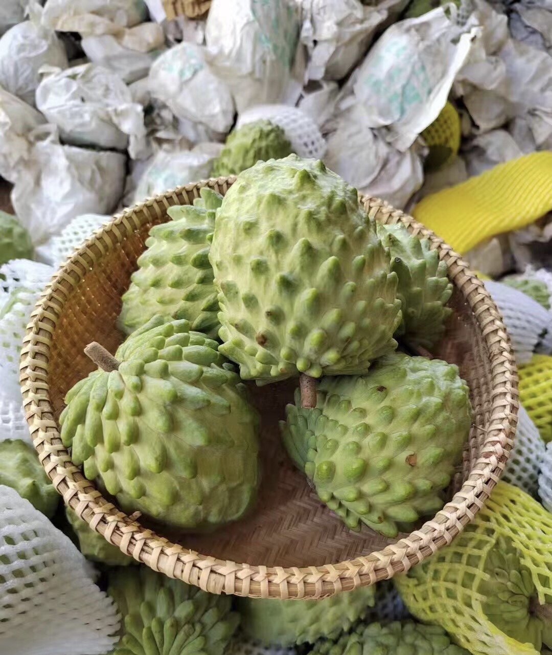 这就是释迦果,一种口感细腻,甜度适中,营养丰富的水果,为你带来独特的