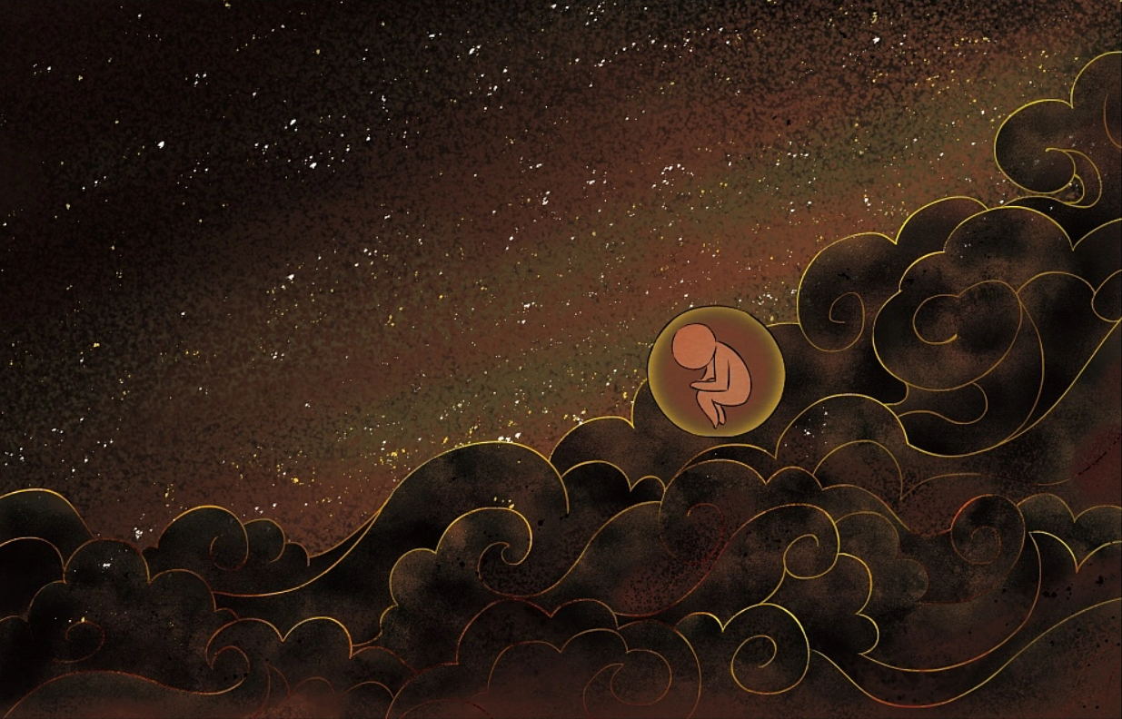 第1章 盘古开天辟地 传说在天和地尚未形成的时候,宇宙宛若一个巨大的