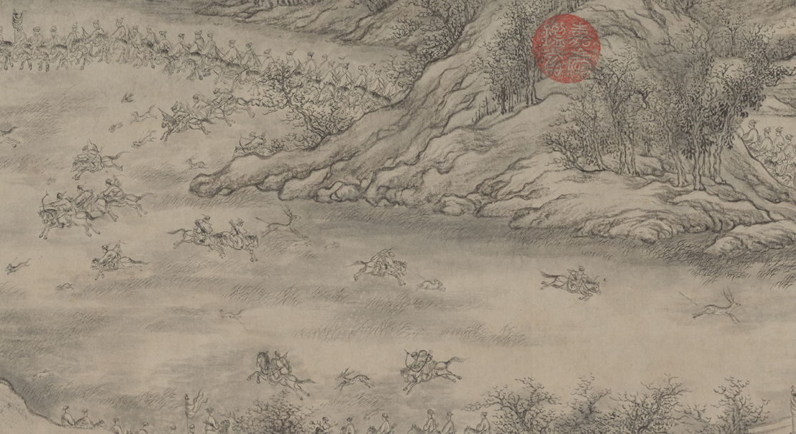 清朝"木兰秋狝"的记述与"秋郊大猎图" 清朝自马上得天下,首崇骑射.