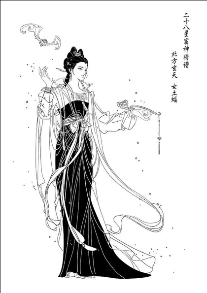 二十八星宿传闻之-女土蝠 女土蝠,又称"女宿",是二十八星宿中的一员.