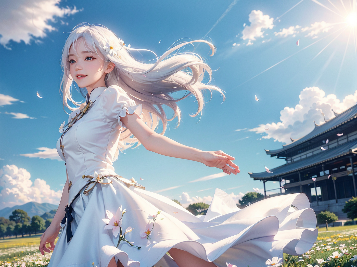 阳光开朗美少女:青春的魅力与能量 晓晴出生在一个普通家庭,从小她就