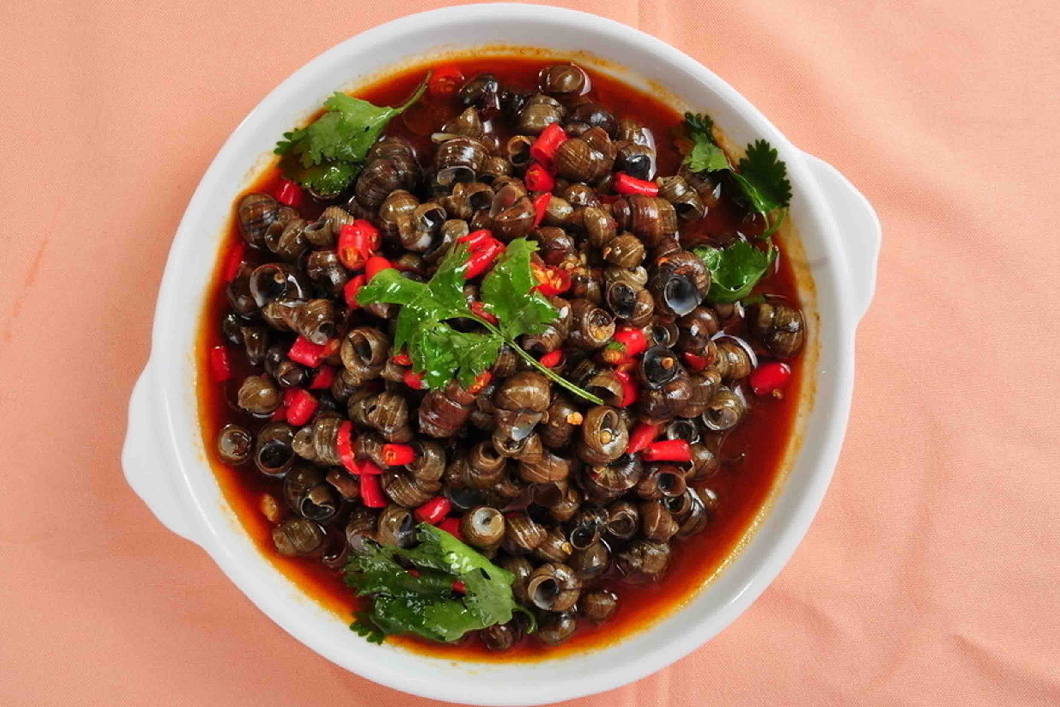 麻辣爆炒田螺令人垂涎欲滴 96921590【独家健康食谱】来一份