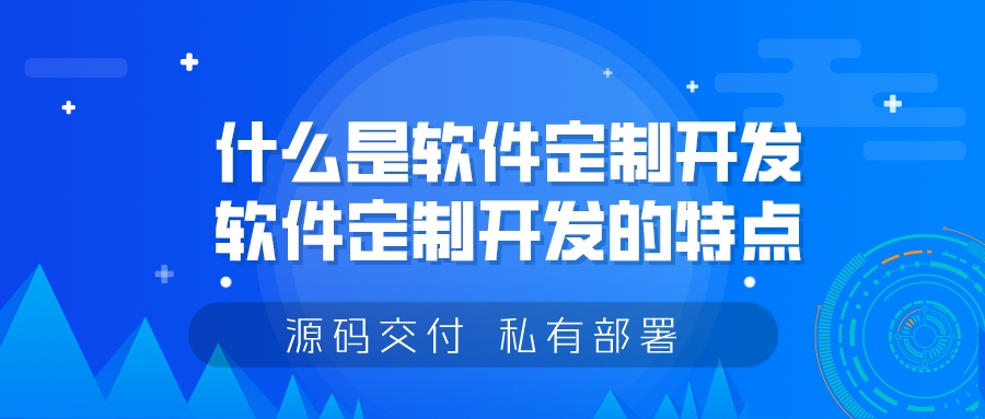 软件定制开发及特点简介 软件定制开发是一种根据客户需求而进行的