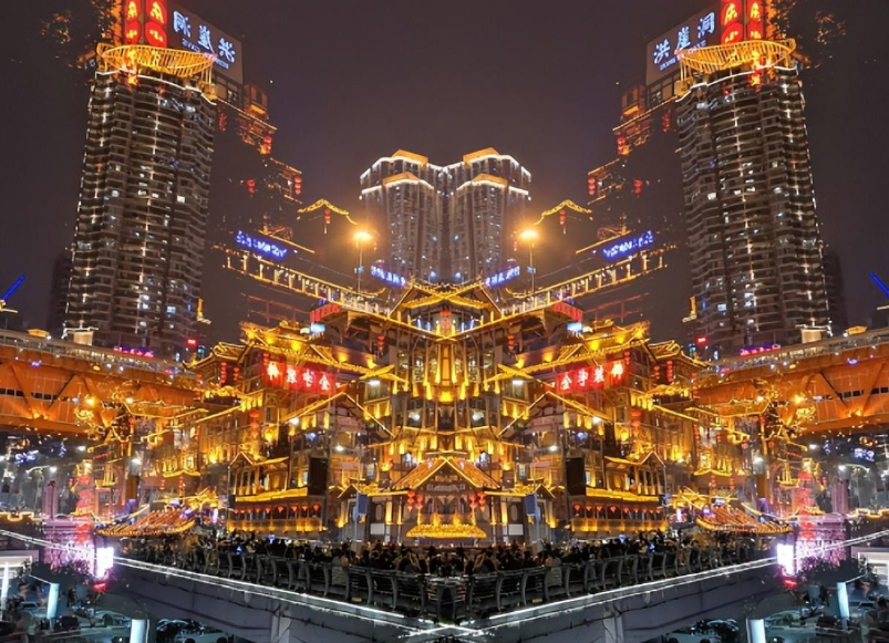 重庆洪崖洞夜景 | 山城寂静,灯光璀璨 91 来到重庆 不得不去洪崖洞