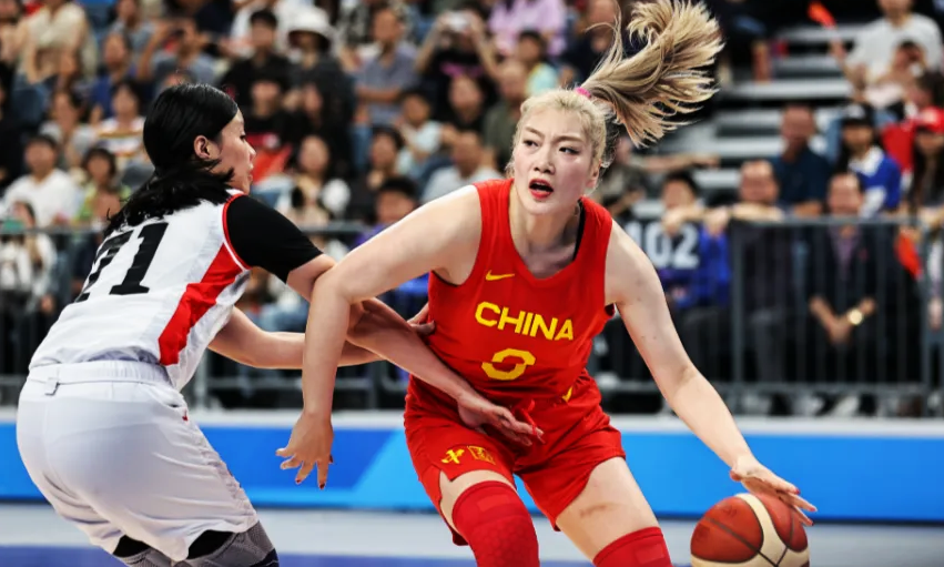 中国女篮大胜印度尼西亚,奥尼尔现场助阵 杭州亚运会女篮比赛,中国