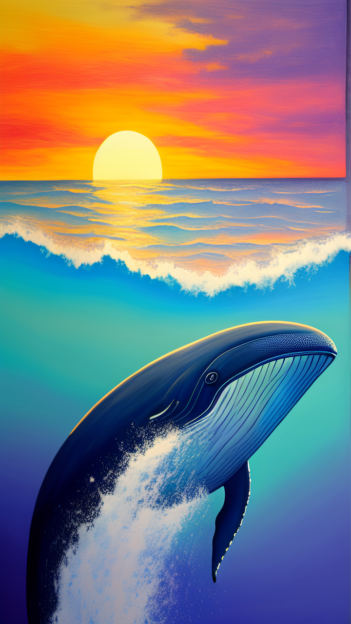 海浪声声91,鲸鱼遨游90,云朵飘荡在天际7815 海浪声声91