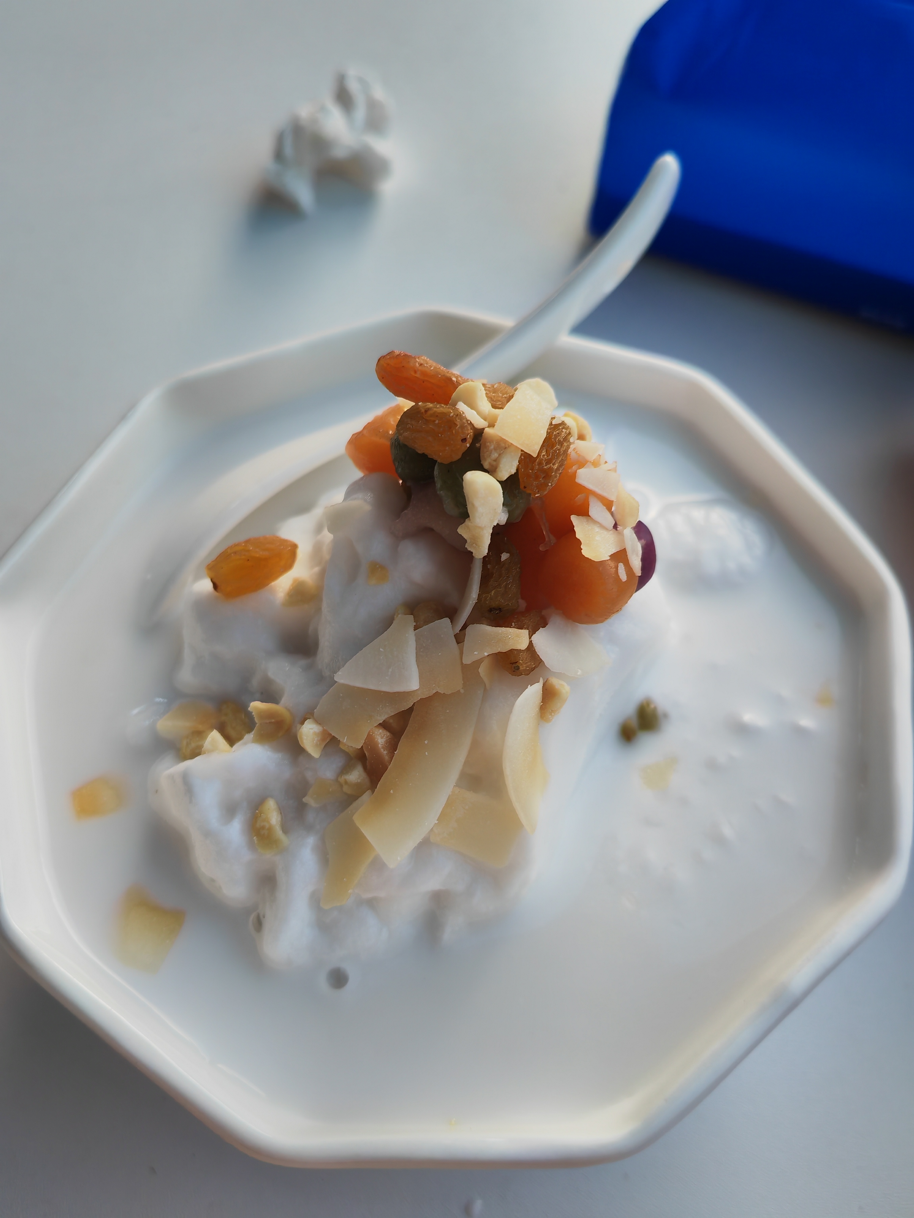 夏日消暑良品 这款特色椰奶冰沙超级清爽,一口下去就能感受到浓郁的椰