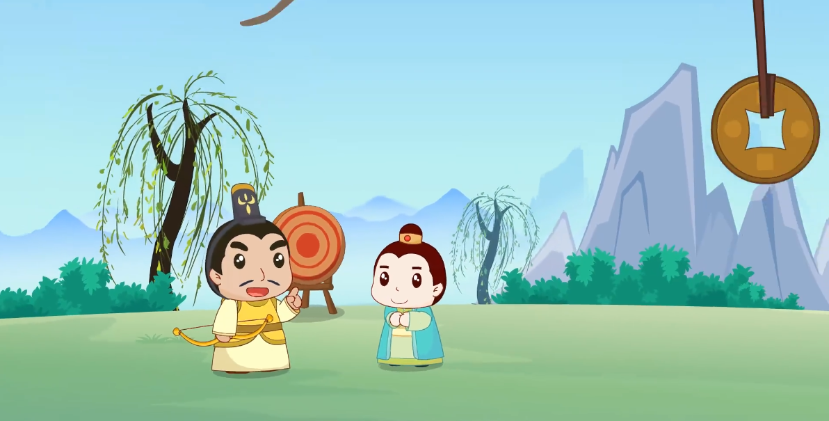 有一天,一位名叫纪昌的人向飞卫请教箭术.