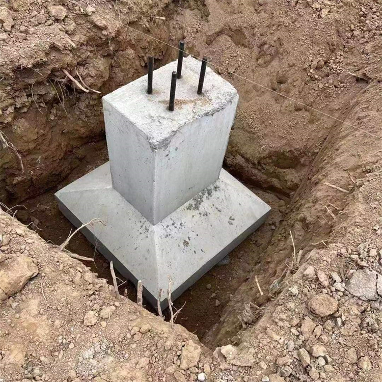 钢结构基础墩模具规格定制 结构介绍 钢结构基础墩模具底座尺寸包括1