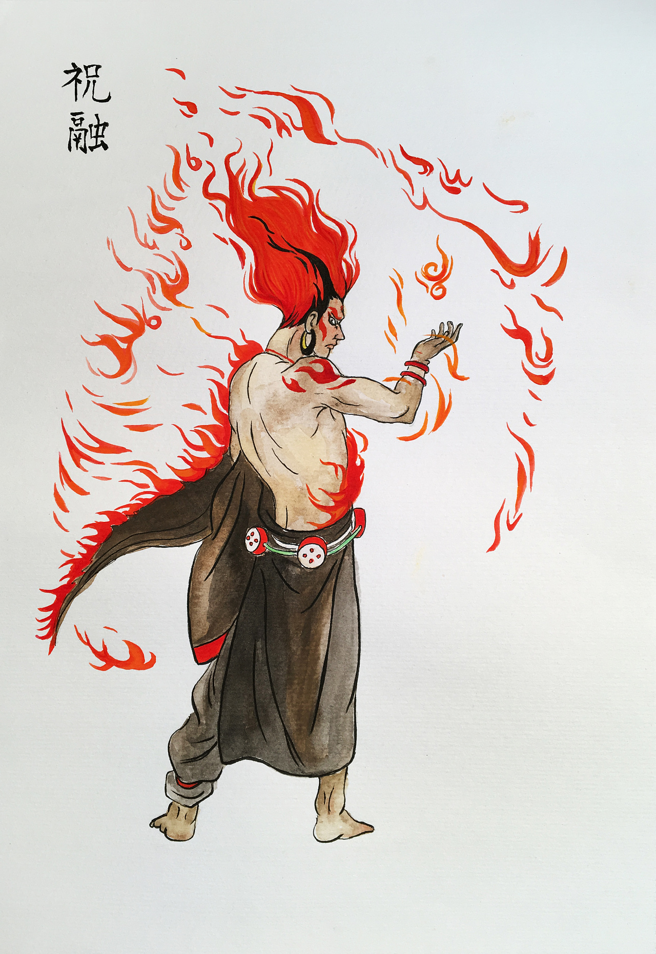 《山海经》108种奇珍异兽之-南方祝融 《山海经》是中国古代神话传说