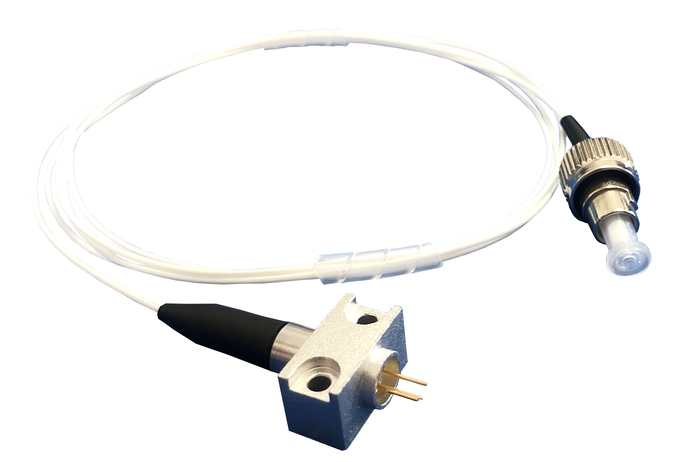 405nm/410nm 15mw 同轴 单模光纤耦合激光器模块/单模尾纤激光二极管