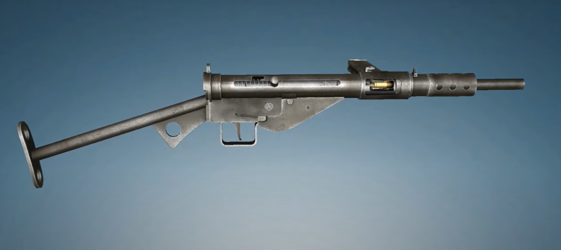 ii# sten mk.ii是二战期间英国设计和生产的一款冲锋枪.