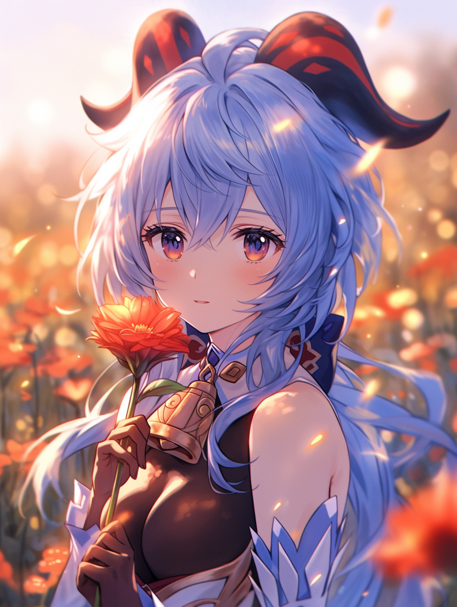 mid创作助手|midjourney原神 ai咒语分享 愿帝君保佑你,愿你的每个