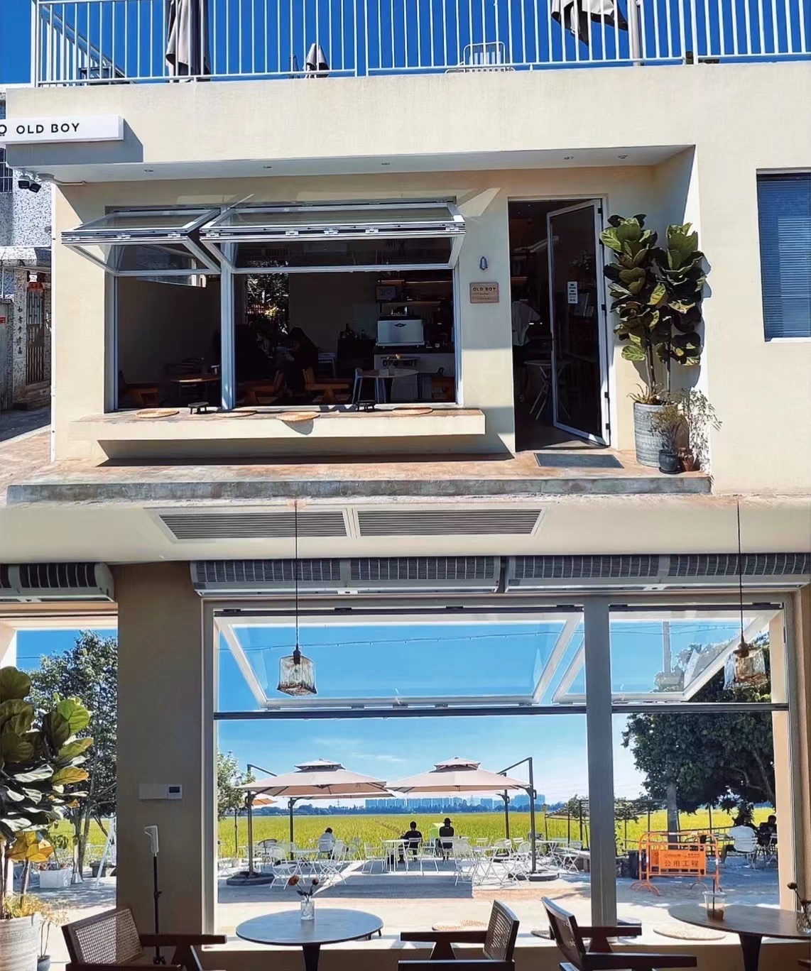 采用了上下任意悬停的设 这款全铝合金窗户采用了创新性的上下任意