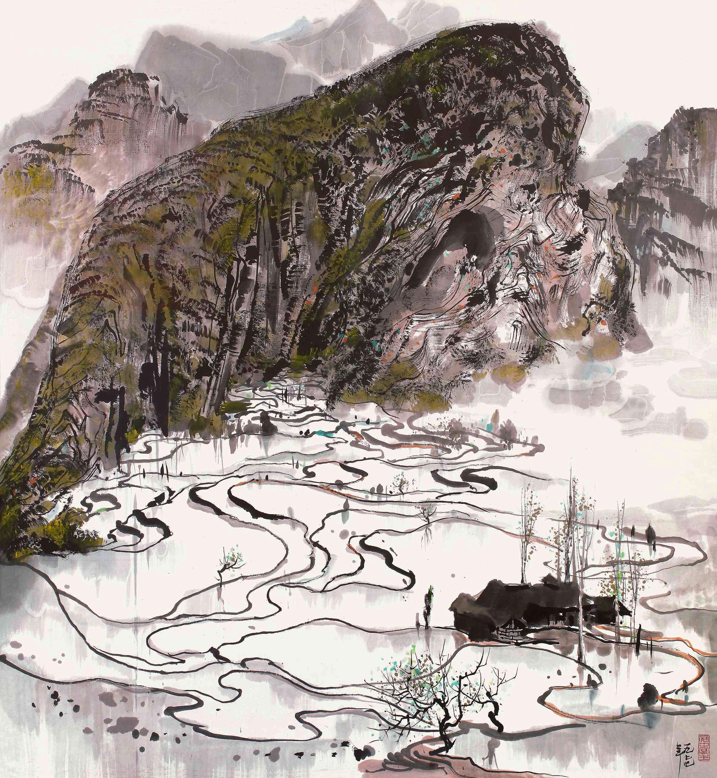 吴冠中作品赏析 🎨吴冠中作品欣赏  吴冠中(1919-2013)是中国当代