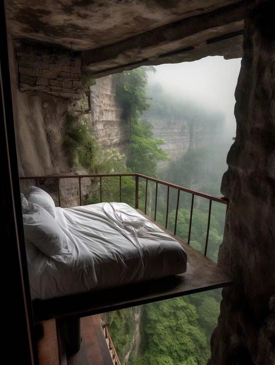 悬空酒店,听说3800一晚,你舍得去体验一次吗?你敢去体验一次吗?