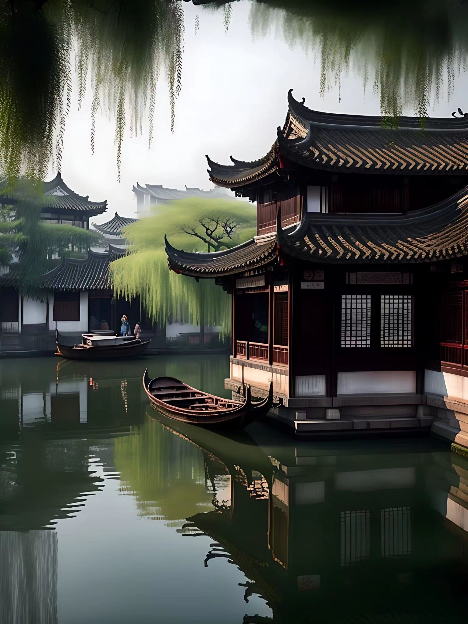 当我将草图输入ai绘画工具中后,它竟然可以根据我想象的图像自动生成