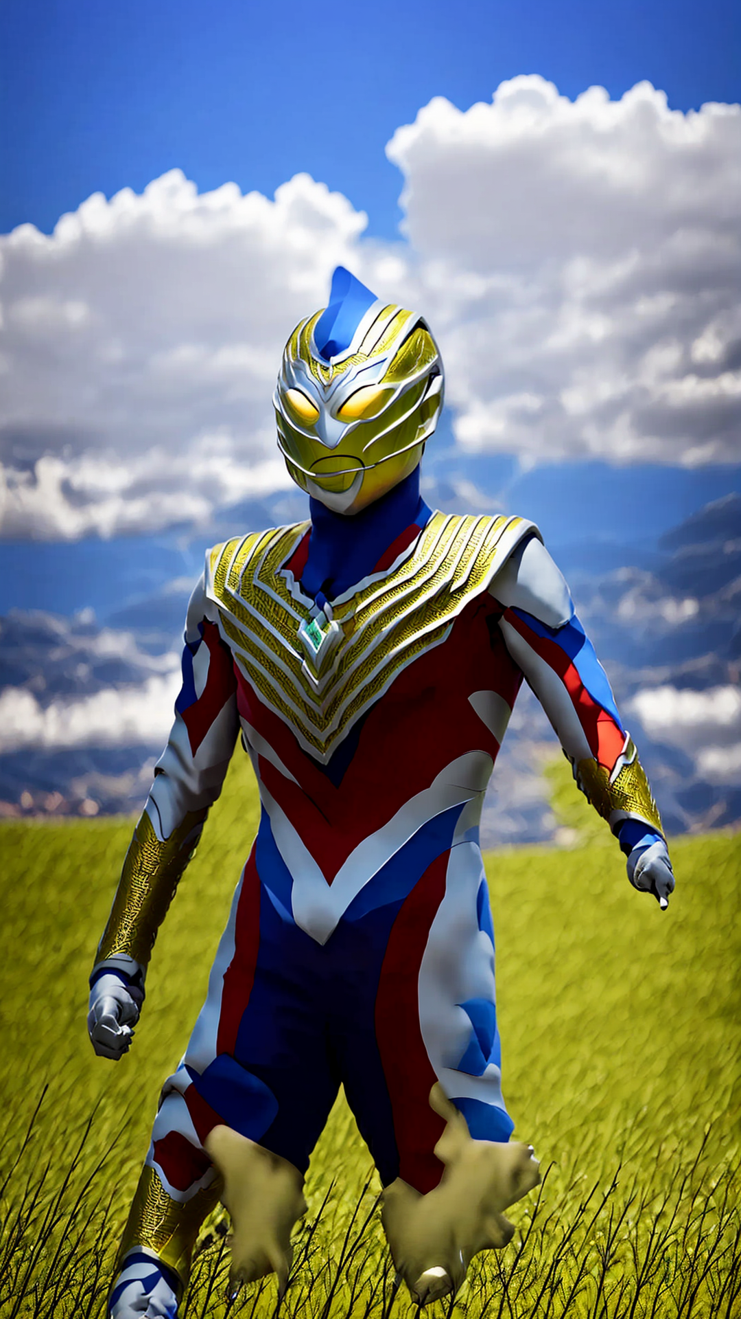 我用ai 绘图软件 sd生成的奥特曼哈哈哈哈.