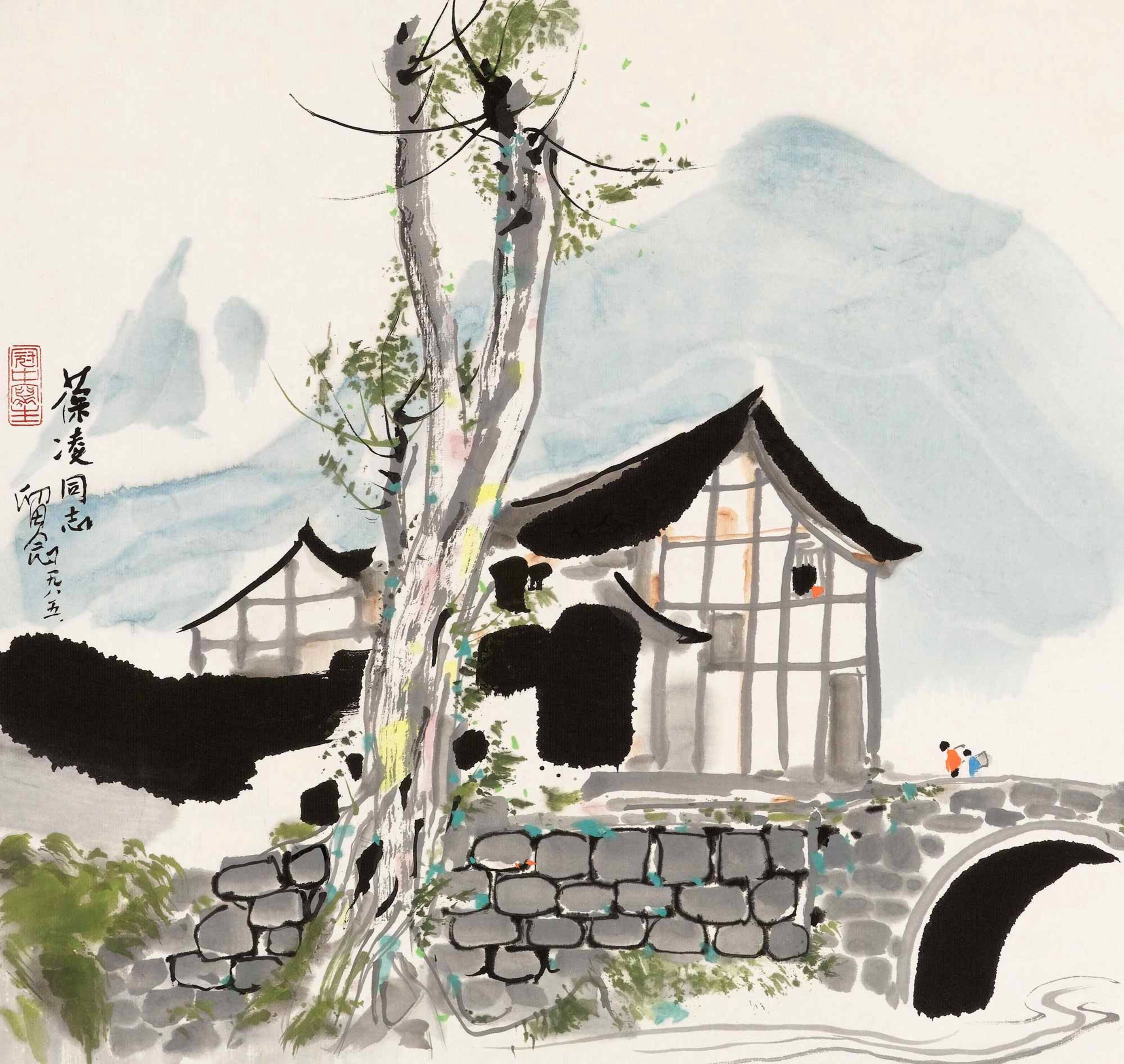 吴冠中作品赏析 🎨吴冠中作品欣赏  吴冠中(1919-2013)是中国当代