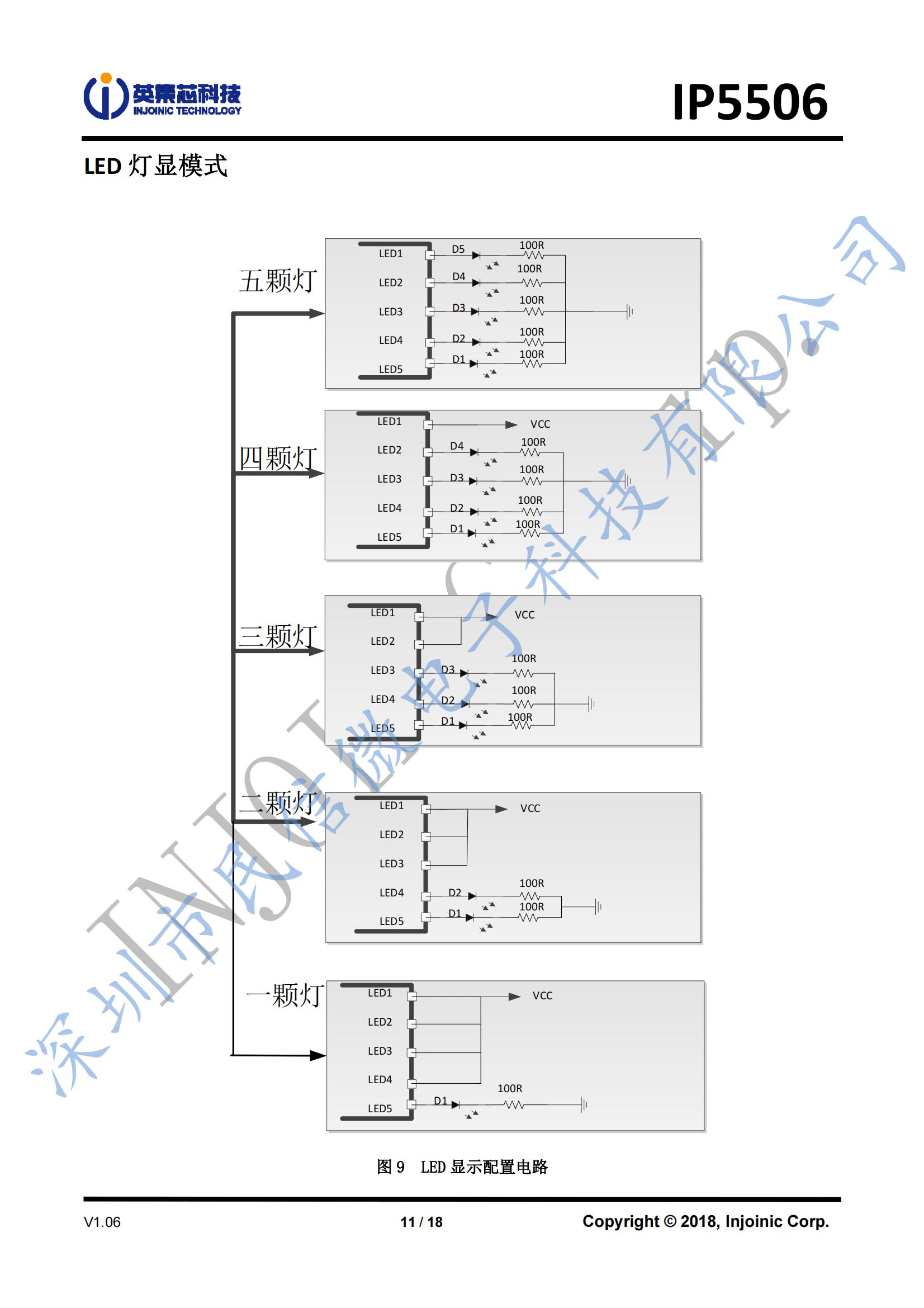 2a充电移动电源 soc芯片 英集芯ip5506
