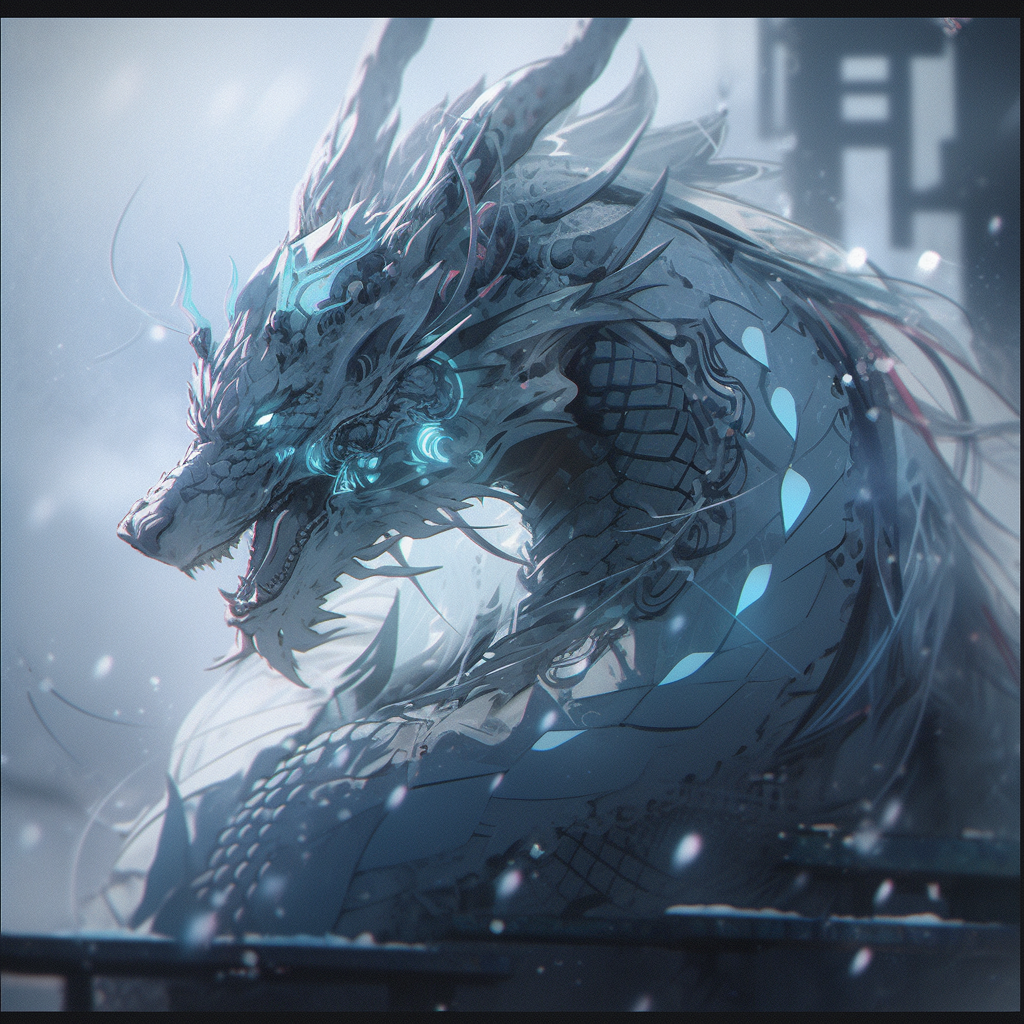 分享一个用mj机甲做的巨龙~ 看到百家号有ai相关的